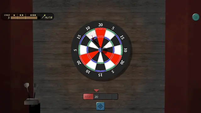 Παρτίδα 501 σε εξέλιξη στο Darts King